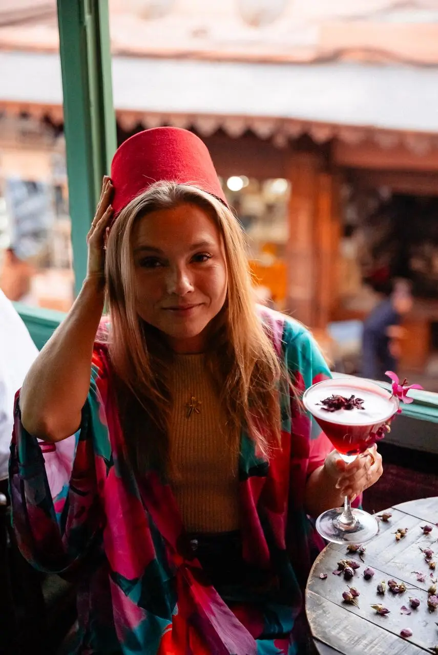 Musiciens jouant de la musique live orientale au restaurant Le Salama à Marrakech
